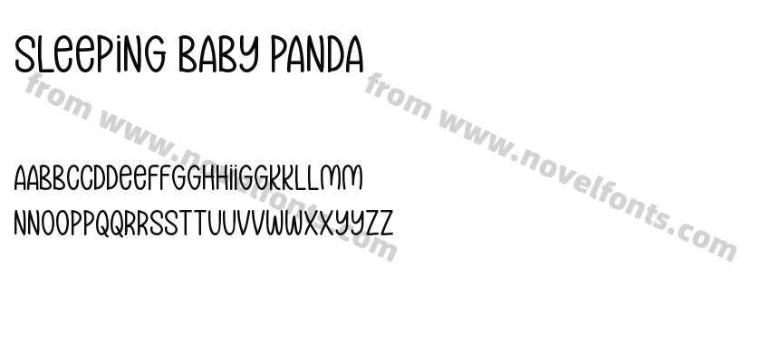 Sleeping Baby PandaPreview