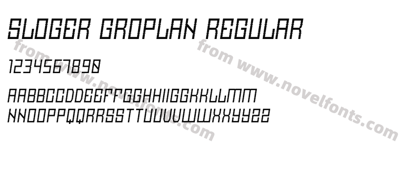 Sloger Groplan RegularPreview