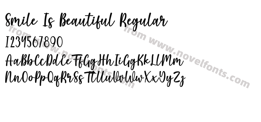 Smile Is Beautiful RegularPreview