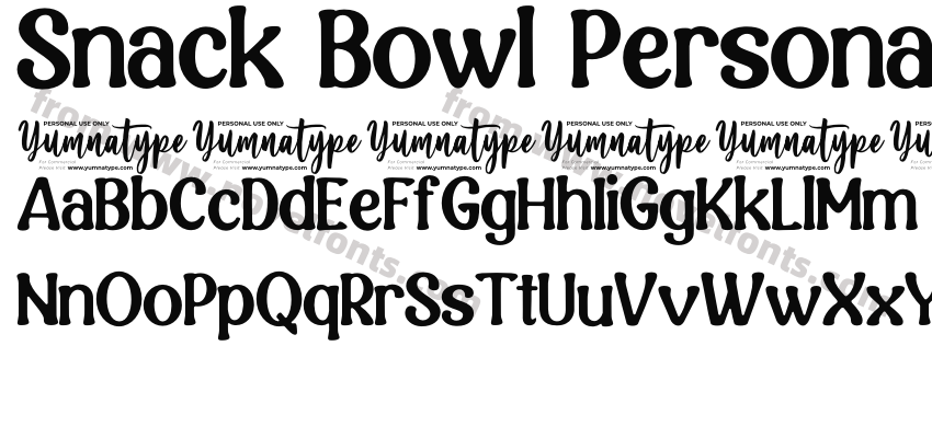 Snack Bowl Personal UsePreview