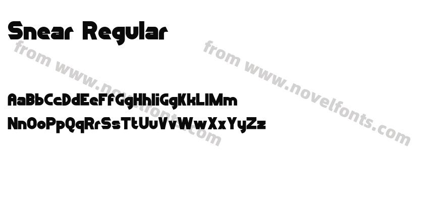 Snear RegularPreview