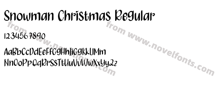 Snowman Christmas RegularPreview