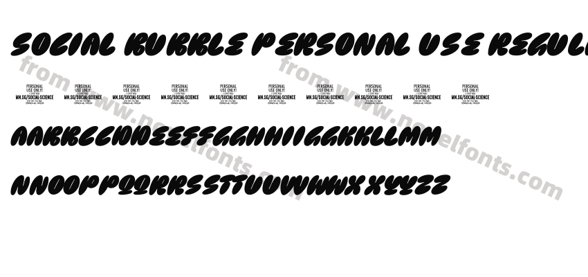 Social Bubble PERSONAL USE RegularPreview