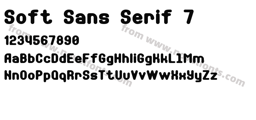 Soft Sans Serif 7Preview