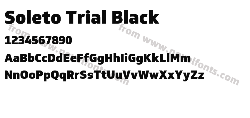 Soleto Trial BlackPreview