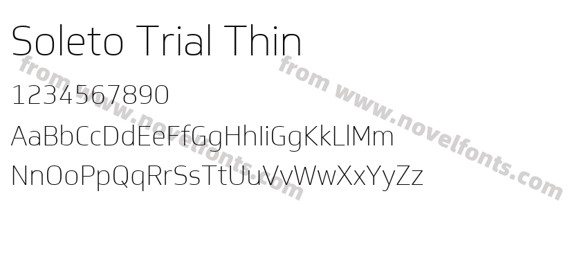 Soleto Trial ThinPreview
