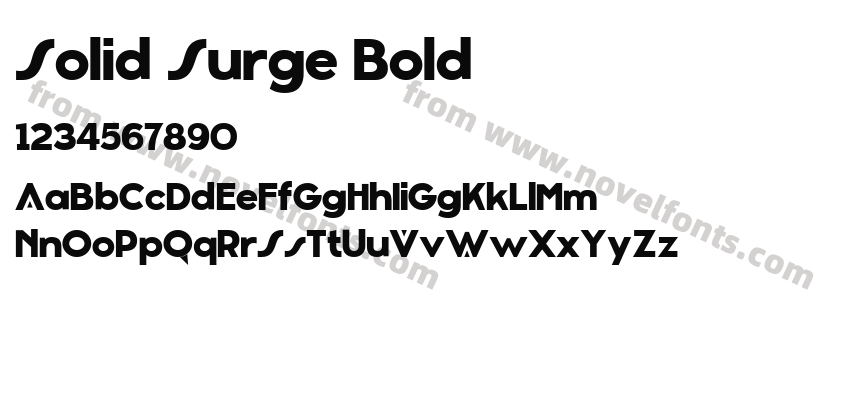 Solid Surge BoldPreview
