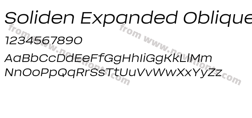 Soliden Expanded ObliquePreview
