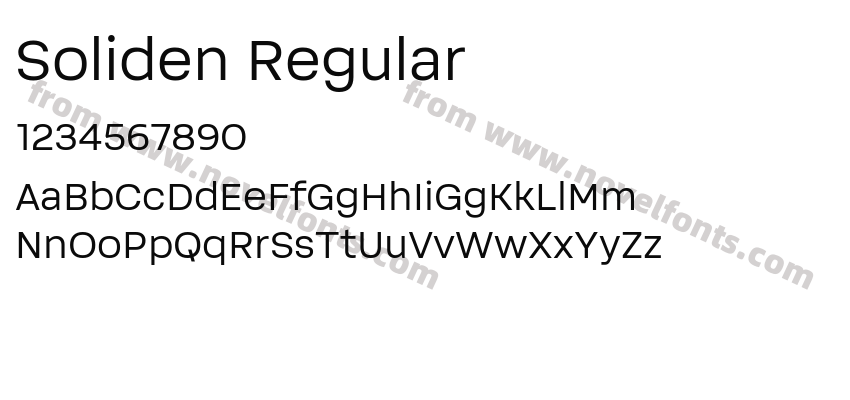 Soliden RegularPreview