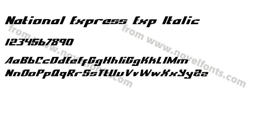 National Express Exp ItalicPreview