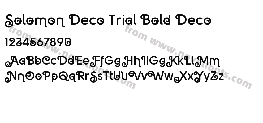 Solomon Deco Trial Bold DecoPreview