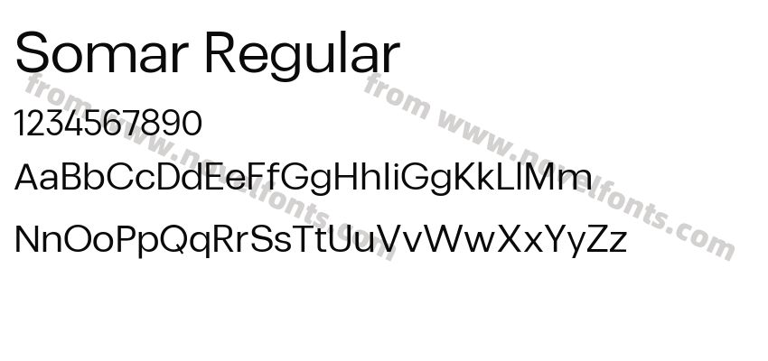 Somar RegularPreview
