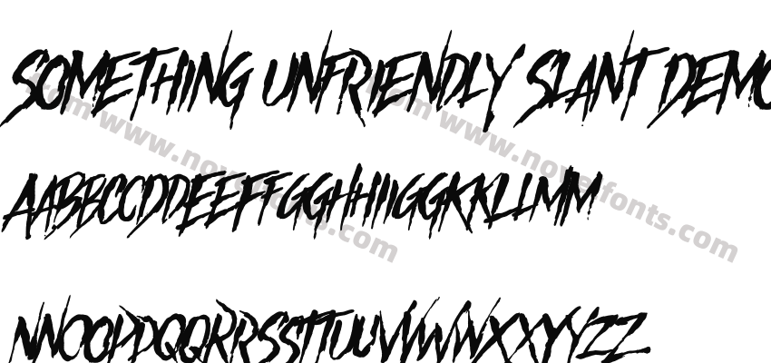Something Unfriendly Slant DemoPreview