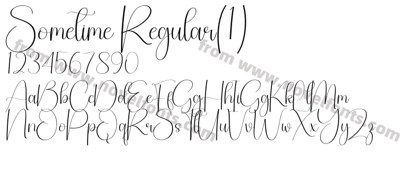 Sometime Regular(1)Preview