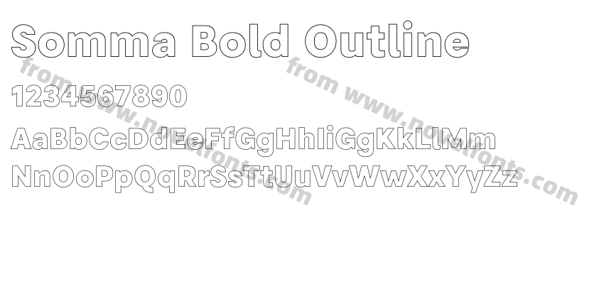 Somma Bold OutlinePreview