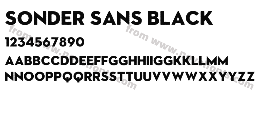 Sonder Sans BlackPreview