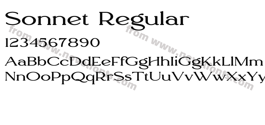 Sonnet RegularPreview