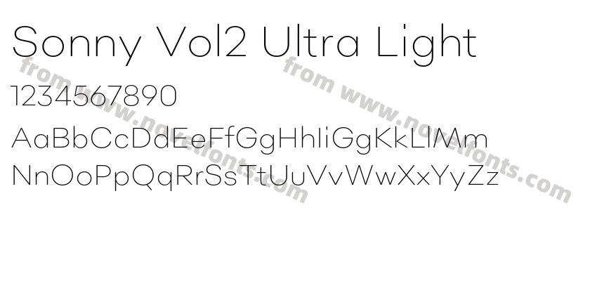 Sonny Vol2 Ultra LightPreview