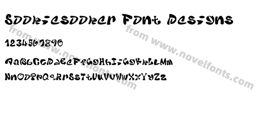 Sookiesooker Font DesignsPreview