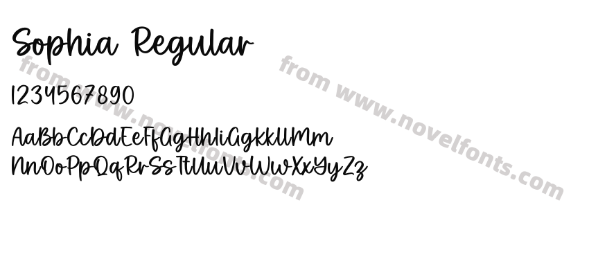 Sophia RegularPreview