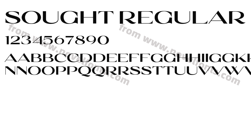 Sought RegularPreview