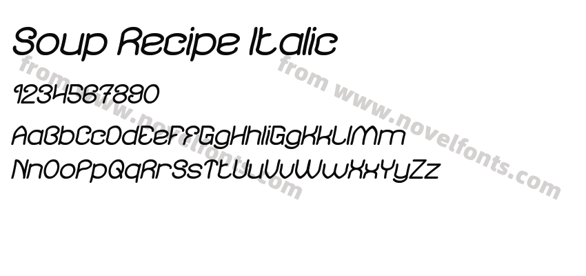 Soup Recipe ItalicPreview