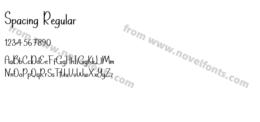 Spacing RegularPreview
