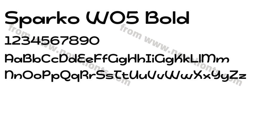 Sparko W05 BoldPreview