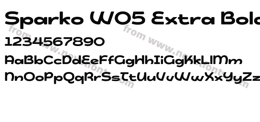 Sparko W05 Extra BoldPreview