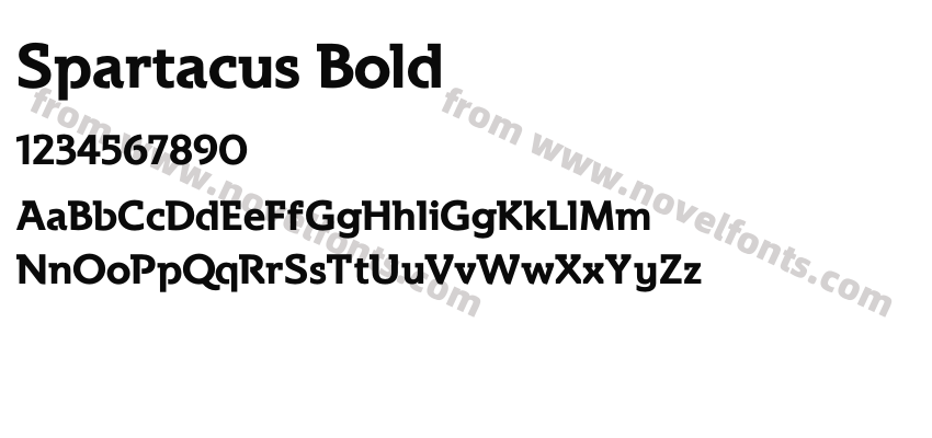 Spartacus BoldPreview