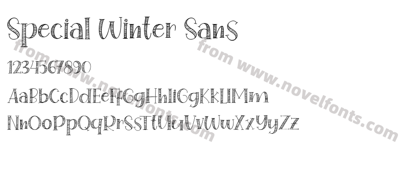 Special Winter SansPreview