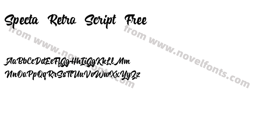 Specta Retro Script FreePreview