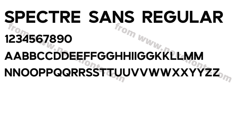 Spectre Sans RegularPreview