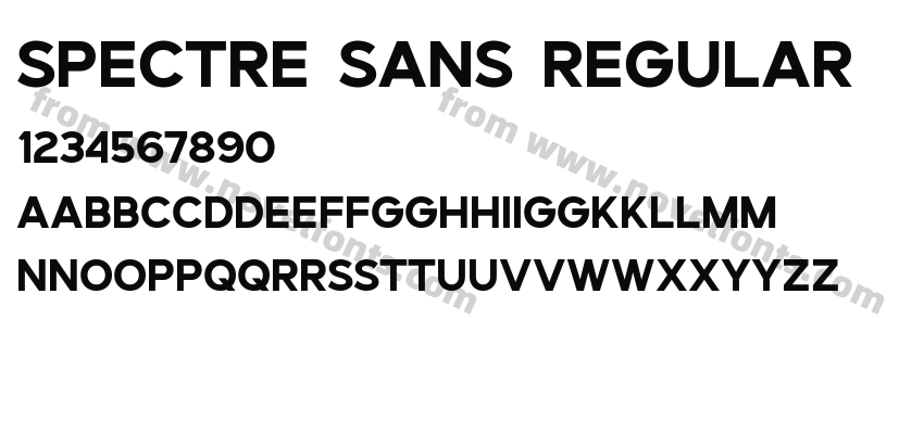 Spectre Sans RegularPreview