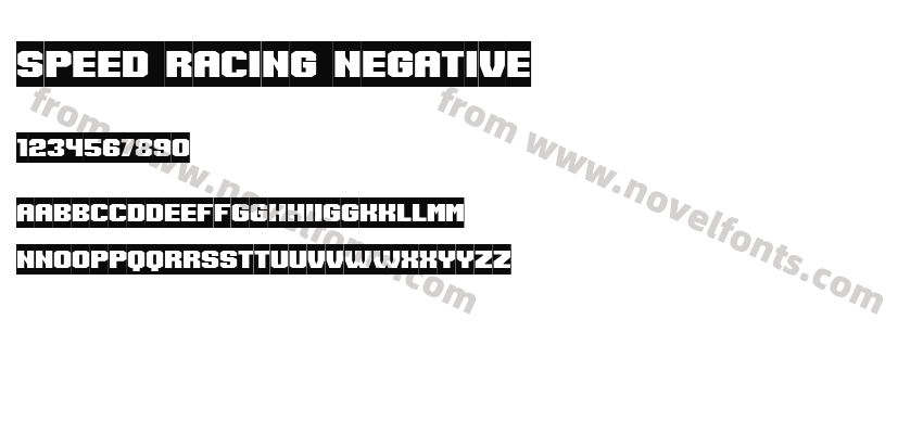 Speed Racing NegativePreview
