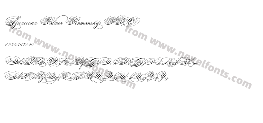 Spencerian Palmer Penmanship PROPreview