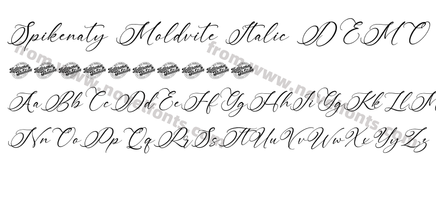 Spikenaty Moldvite Italic DEMO ItalicPreview