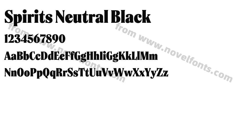 Spirits Neutral BlackPreview
