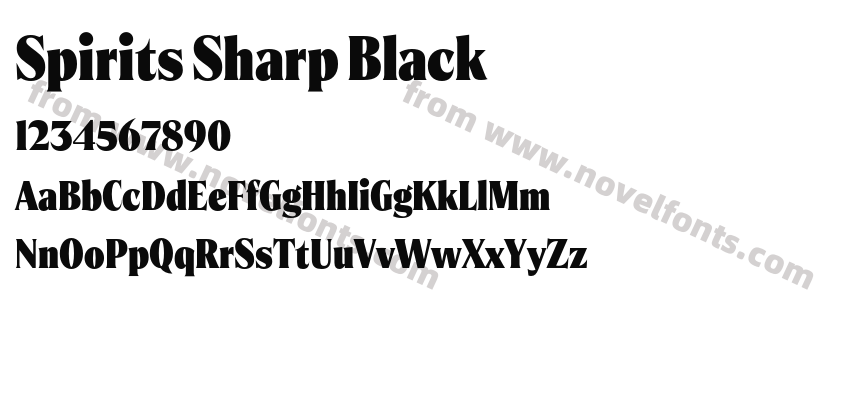 Spirits Sharp BlackPreview