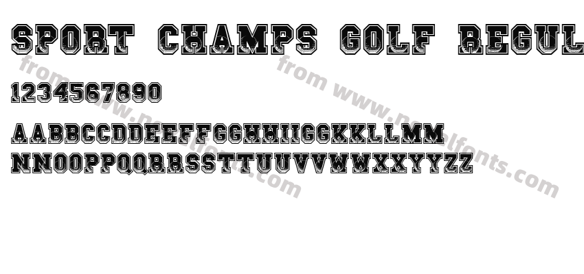 Sport Champs Golf RegularPreview