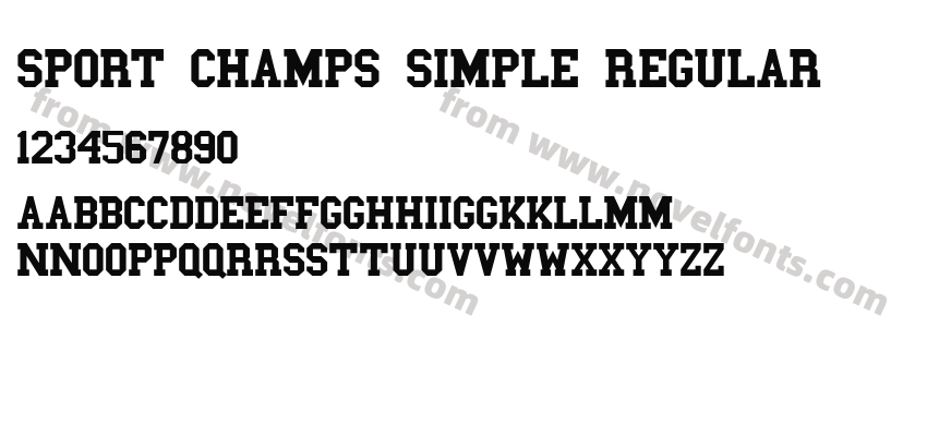 Sport Champs Simple RegularPreview