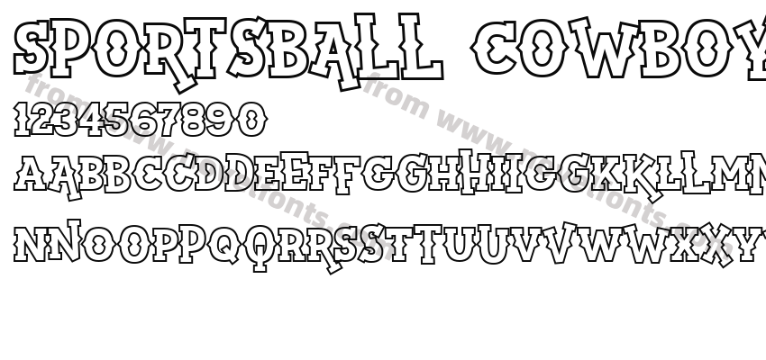Sportsball Cowboy HollowPreview