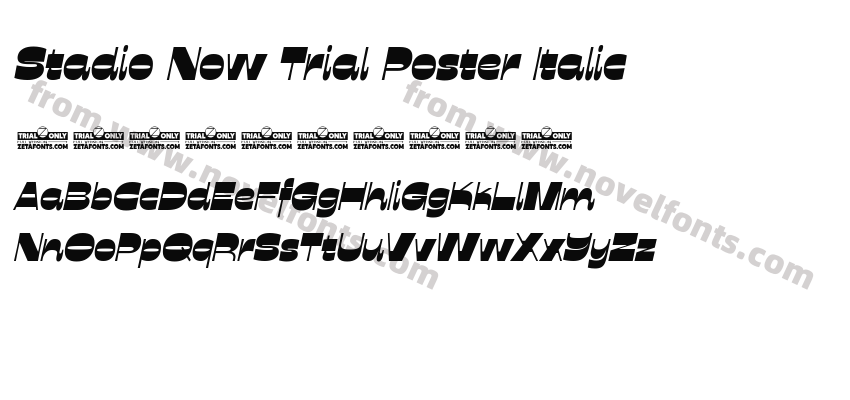 Stadio Now Trial Poster ItalicPreview