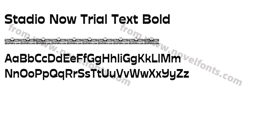 Stadio Now Trial Text BoldPreview