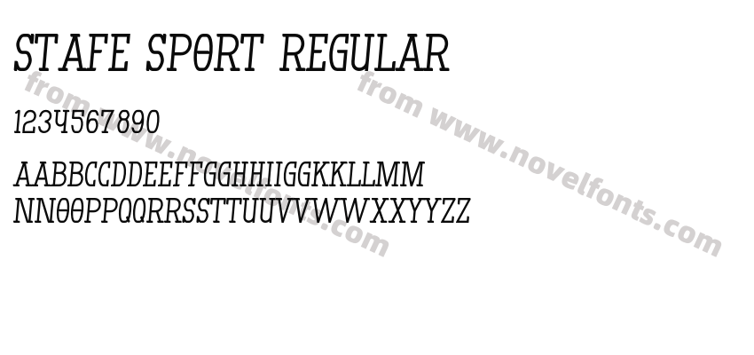 Stafe Sport RegularPreview