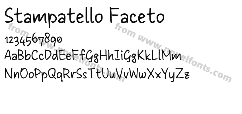 Stampatello FacetoPreview