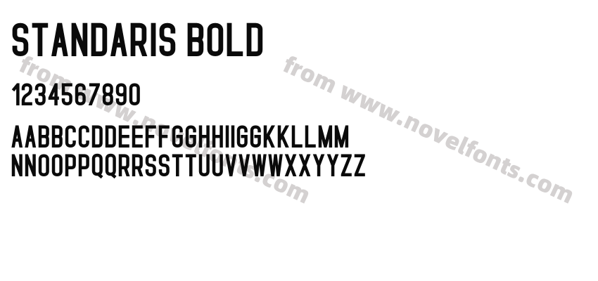 Standaris BoldPreview