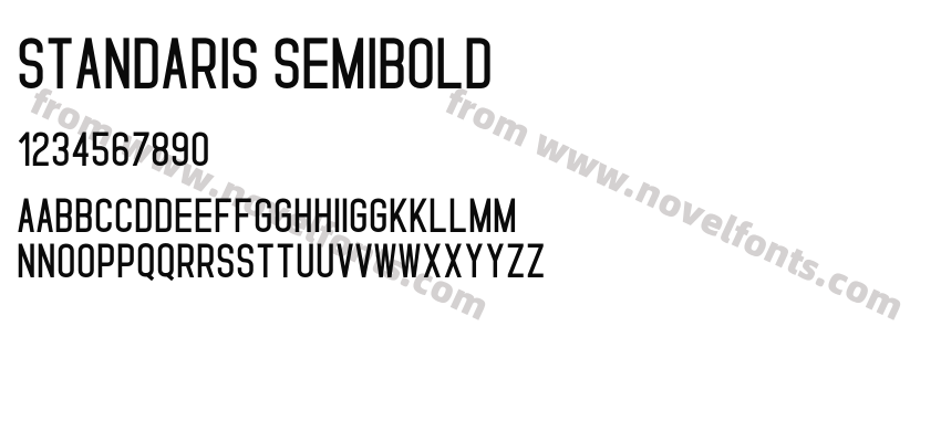 Standaris SemiboldPreview
