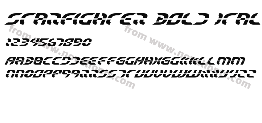 Starfighter Bold ItalicPreview