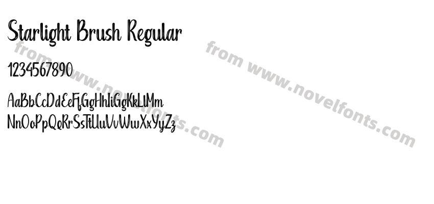 Starlight Brush RegularPreview